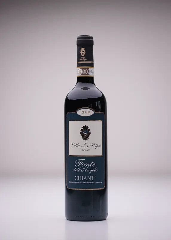 Chianti-Weinflasche, Jahrgang 2019, Villa La Ripa